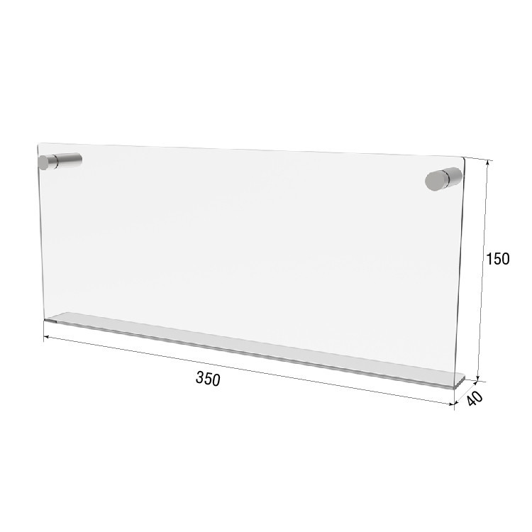 Полиця EKOSTAR настінна 350х150х40 Київ - фото 3