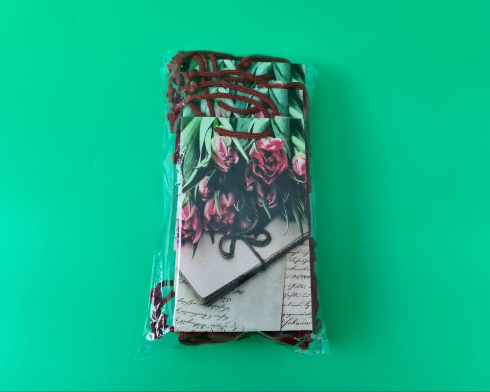 Пакет бумажный подарочный малый 11/18/5(арт М105) (12 шт) Харьков - изображение 2