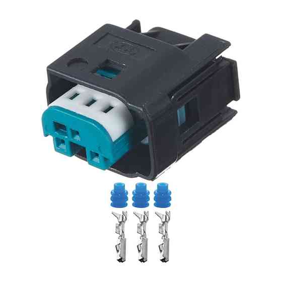 Роз'єм конектор 3-кон., Термовимикач, 9-967081-1, TE Германия універс., Моторний BMW Київ