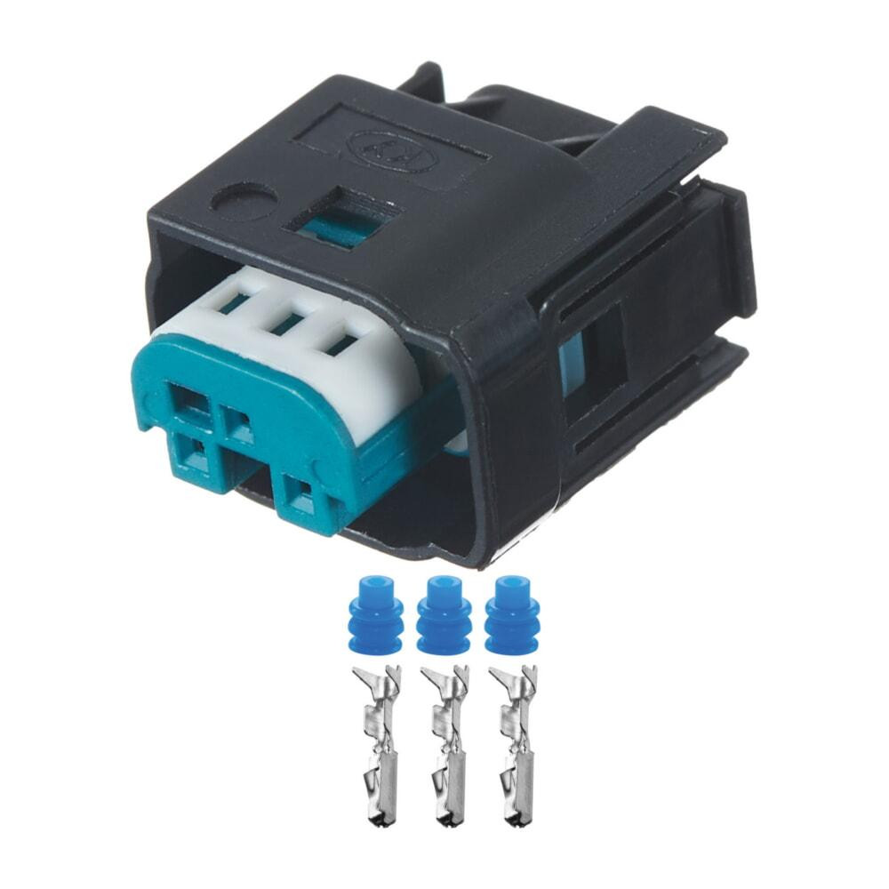 Роз'єм конектор 3-кон., Термовимикач, 9-967081-1, TE Германия універс., Моторний BMW Київ - фото 1