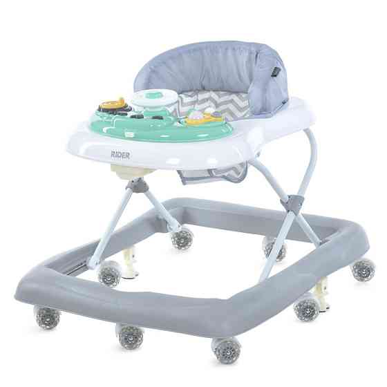 Ходунки дитячі RIDER ME 1185 Grey, світлові та звукові ефекти Вінниця