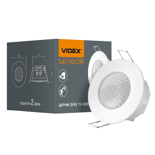 Датчик руху та освітленності 1200W 220V інфрачервоний VL-SPR17W Videx Житомир - фото 3