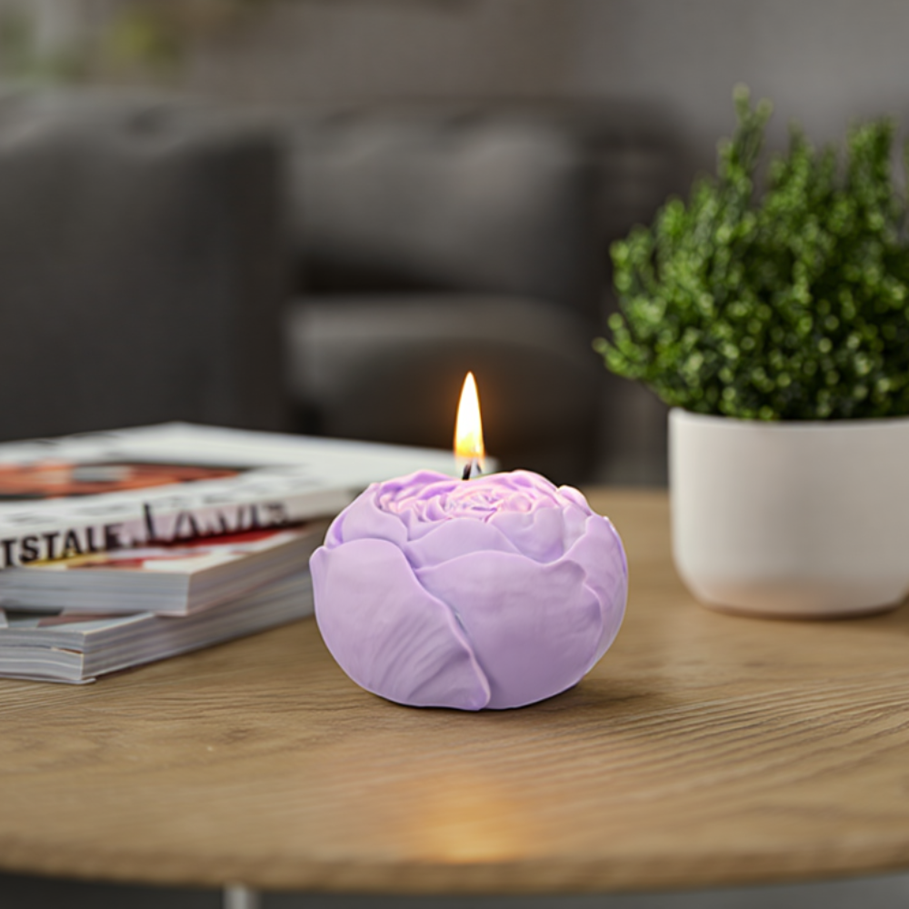 Силіконова форма для виготовлення свічки, молд для виробів із соєвого, щільного воску та парафіну 50 х 50 х 42 мм Кам'янець-Подільський - фото 2