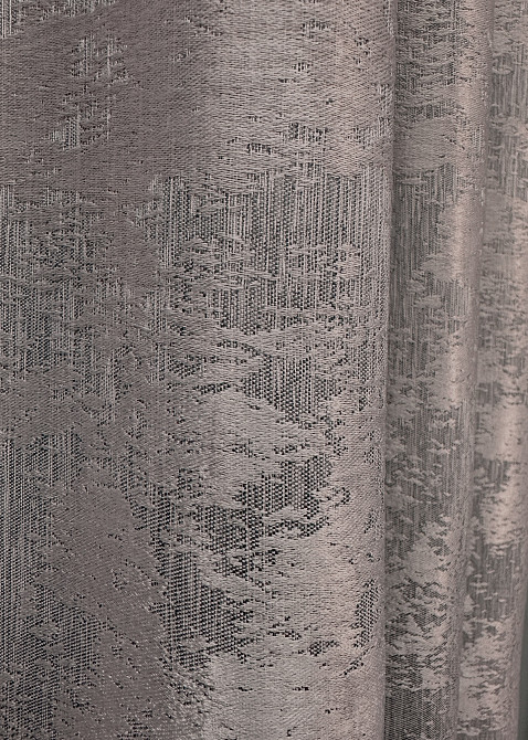 Комплект готовых штор VR-Textil Жаккард Sultan YL № 1210ш Серо-пудровый 200х270 см 2 шт (32-028) Киев - изображение 16