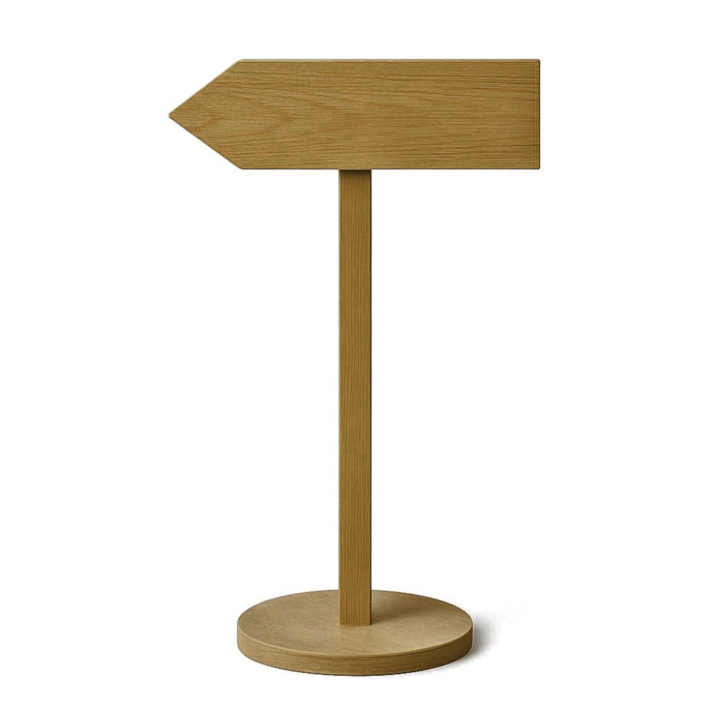 Підлогова стрілка-покажчик "Пантофу" сієна Миколаїв - фото 1