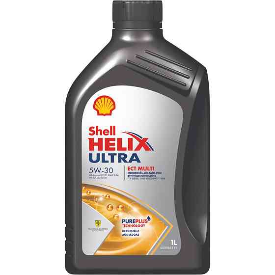 Shell Helix Ultra ECT MULTI 5W-30, 1 л — Преміум синтетична моторна олива для бензинових, дизельних та газових двигунів Ковель