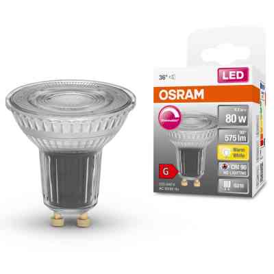 Лампочка Osram LED PAR16 DIM 80 36 8,3W/927 230V GU10 (4058075433663) Винница