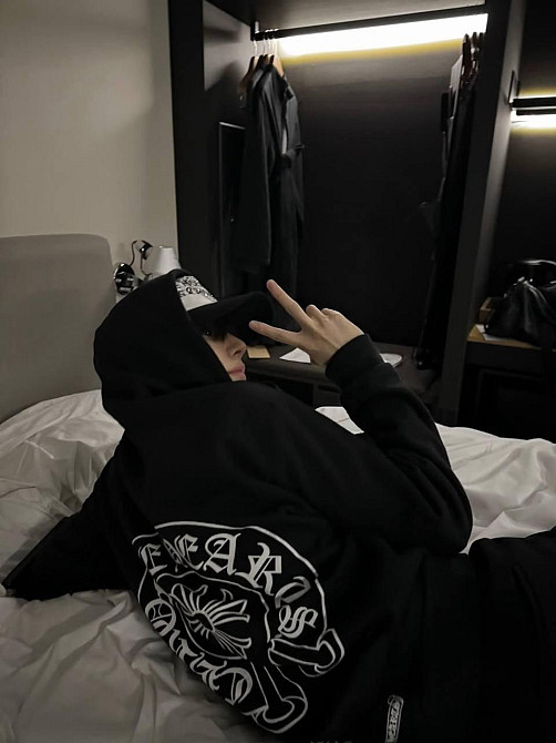 Женская стильная оверсайз худи  тринитка на флисе Одесса - изображение 2