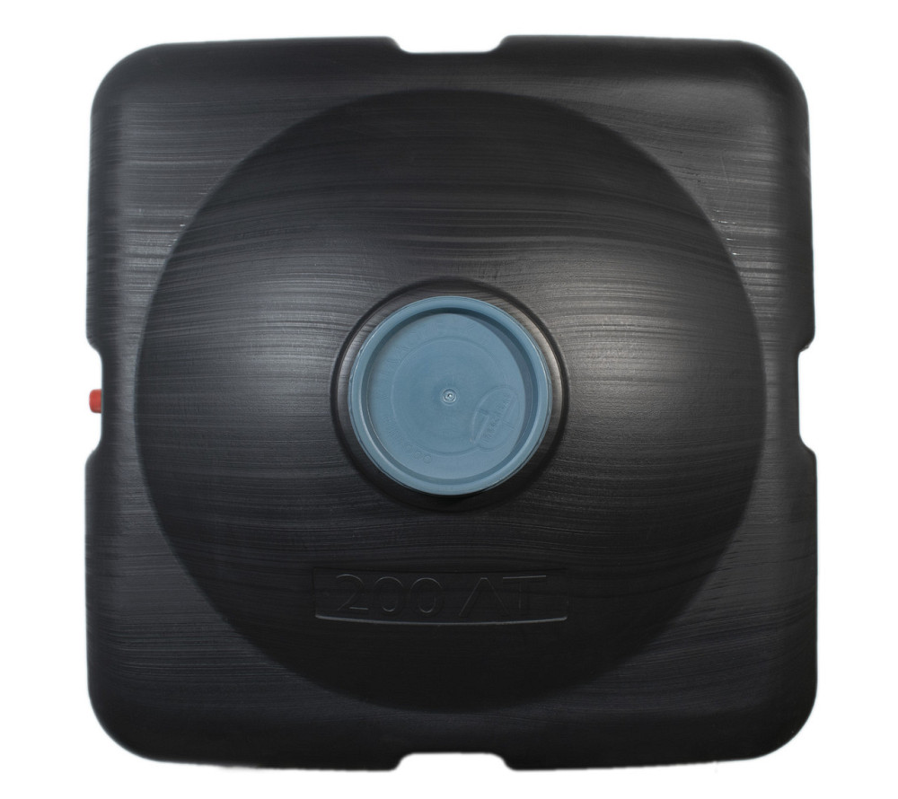 Бак для  душу 200 л  пластиковий  плоский дачний бак для води літній душ Дніпро - фото 1