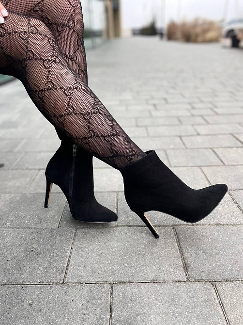 Без бренда Черевики жіночі SEE SEVEN 79 чорні (весна-осінь, замша натуральна) (5773) 37 Коломия - фото 4