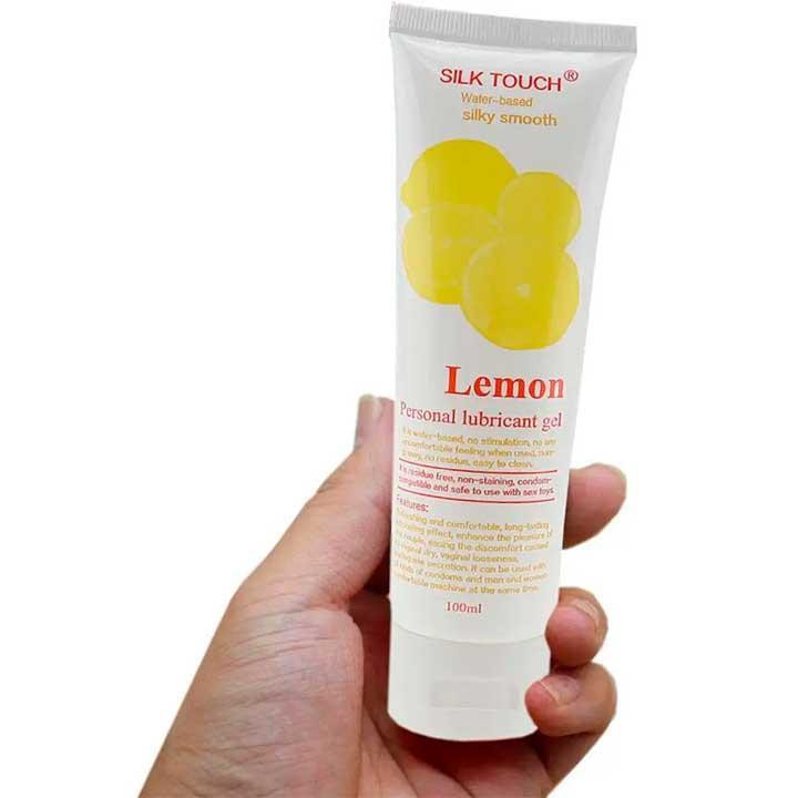 Лубрикант на водній основі "Silk Touch Lemon" 100 мл - Лимон - Інтимна змазка Вінниця - фото 2