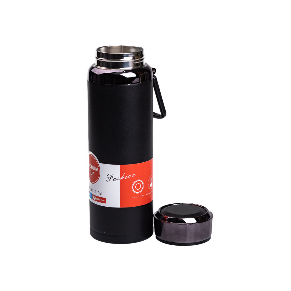 Термос Vacuum Sports 1 л из нержавеющей стали черный HP-14-29B Киев - изображение 4