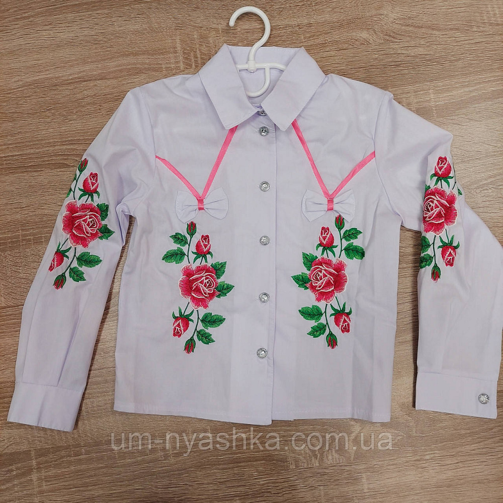 Шкільна сорочка з вишивкою 128-152 Кривий Ріг - фото 1
