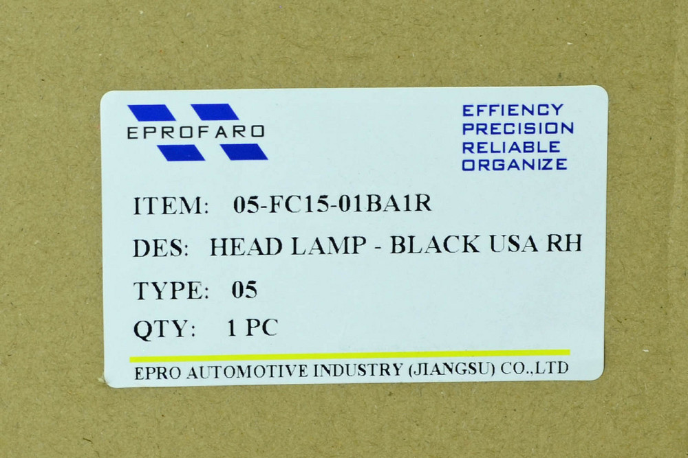 Фара Focus 3 (2014-2019) рестайлінг ліва чорна покажчик повороту жовтий галоген (ручний коректор) без ДХО Форд Мукачево - фото 3