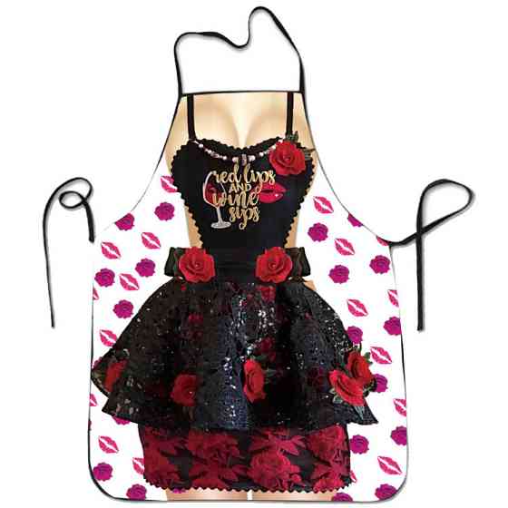 Фартук с приколом на праздник 75 на 60 см разноцветный Киев