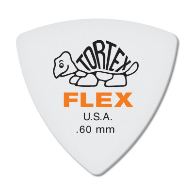 Медиатор Jim Dunlop Tortex Flex Triangle Pick .60mm 6 шт. (456P.60) Винница - изображение 1