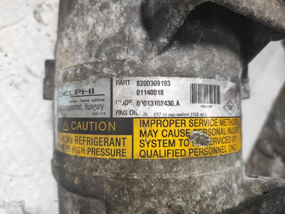 Компресор кондиціонера Renault Megane II 1.9 dci 2002-2008 (8200309193) Ковель - изображение 3