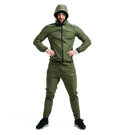Костюм для схуднення з капюшоном RDX H2 Green 2XL Кам'янське - фото 1