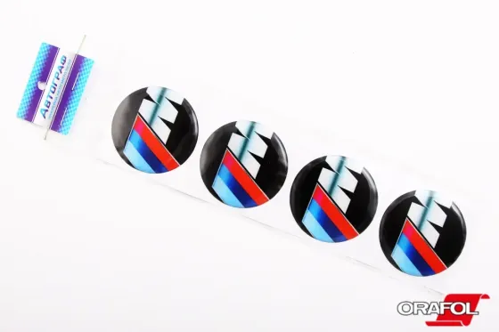 Наклейка на колпак 55ммом силікон М Автограф (4 шт.) Вінниця