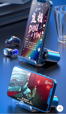 Навушники бездротові TWS Q8 Bluetooth 5.3 + Powerbank Київ - фото 8