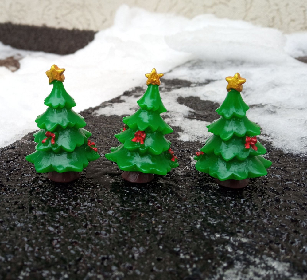 Міні ялинки декоративні 30шт 18250 Луцк - изображение 1