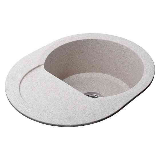 Гранитная мойка Globus Lux MORAINE миндаль 600х470мм-А0008 Киев