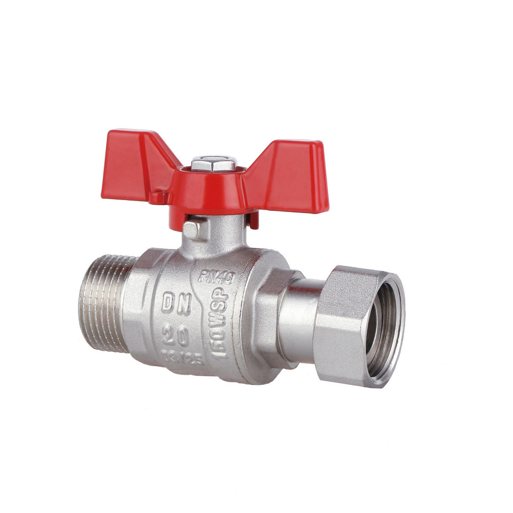 Кран кульовий із накидною гайкою Thermo Alliance Forte 3/4" ВЗ для води прямий SF261W20 Київ - фото 3