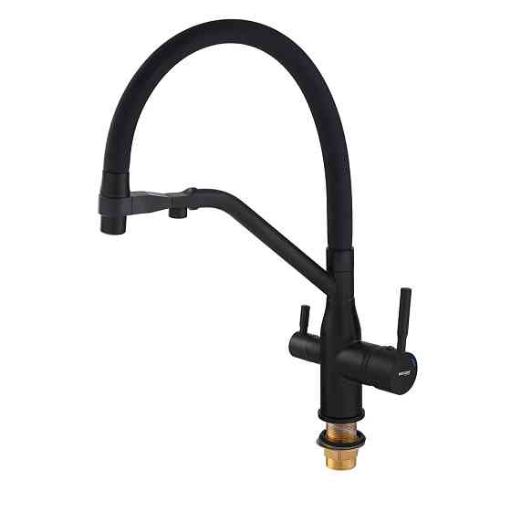 Кухонний змішувач MixxusPremium Gravity 021 чорний REFL.BLACK (MI6978) Харків