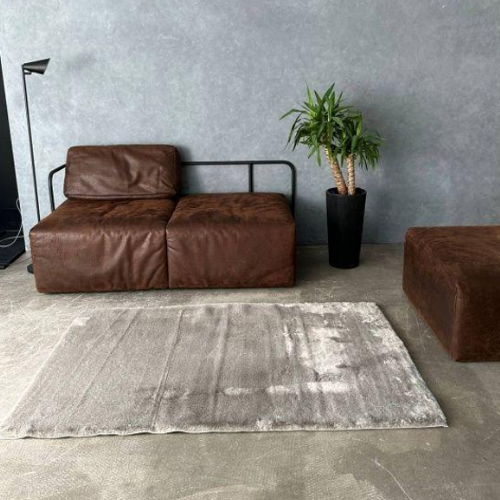 Килимок для підлоги з еко-хутра ТМ Dariana Elegant 60*120 см кварц Житомир