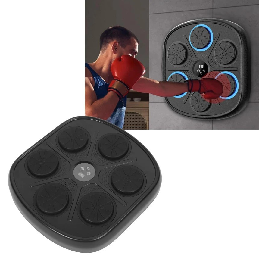 Бокс електронний 5W 5V 9 режимів Bluetooth музика світло електронне табло акумулятор USB Чорний (MS 4234) Чернігів - фото 1