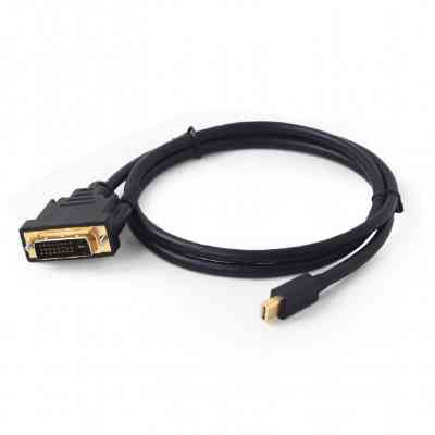 Кабель мультимедійний miniDisplayPort M to DVI M 1.8m 24+1pin Cablexpert (CC-mDPM-DVIM-6) Вінниця