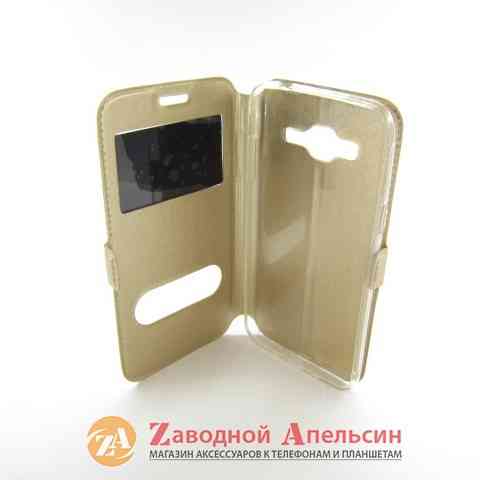 Чохол книжка Samsung J3 J310 J320 Smart Case gold Одеса