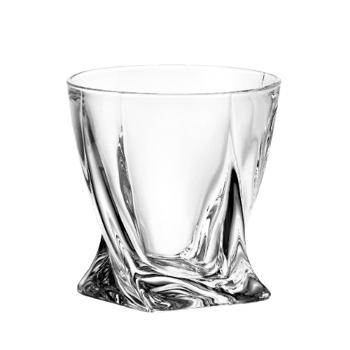 Набір склянок Quadro 340мл 6шт для віскі 