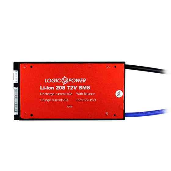 BMS плата LP Li-ion 72V 20S Dis 40A Ch 20A Киев