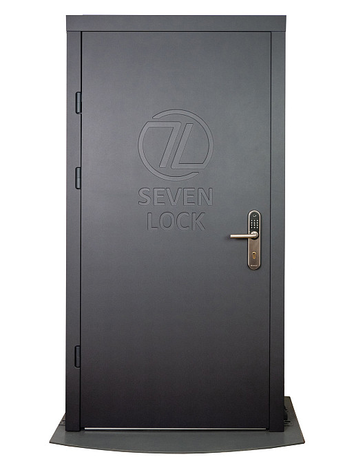 Умный дверной биометрический замок SEVEN LOCK SL-7768BF (85мм) silver Киев - изображение 20