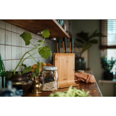 Набор ножей Fiskars Functional Form Bamboo 3 шт (1057553) Винница - изображение 2