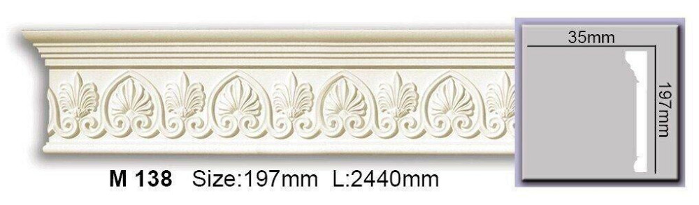 Молдинг с орнаментом полиуретановый Harmony M 138 Днепр - изображение 1