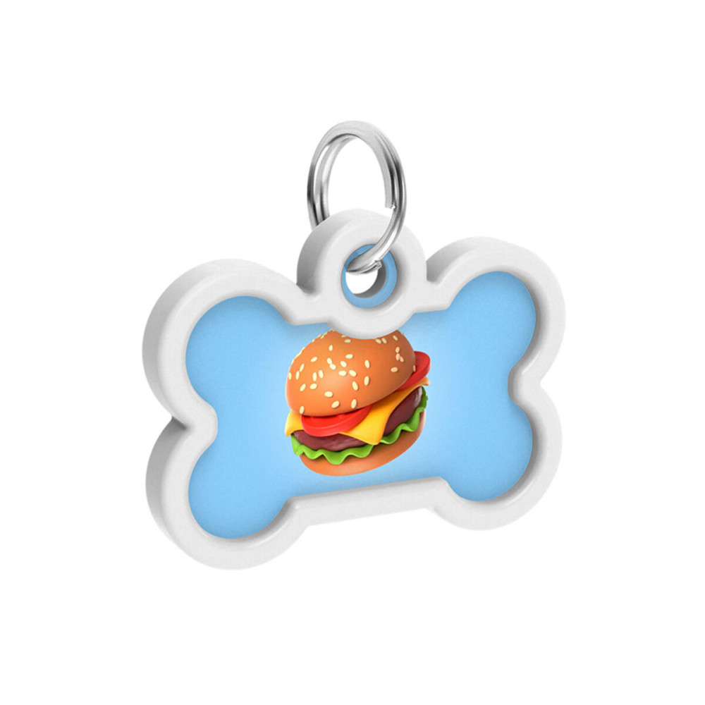 Адресник для собак и кошек металлический WAUDOG Smart ID с QR паспортом, рисунок 