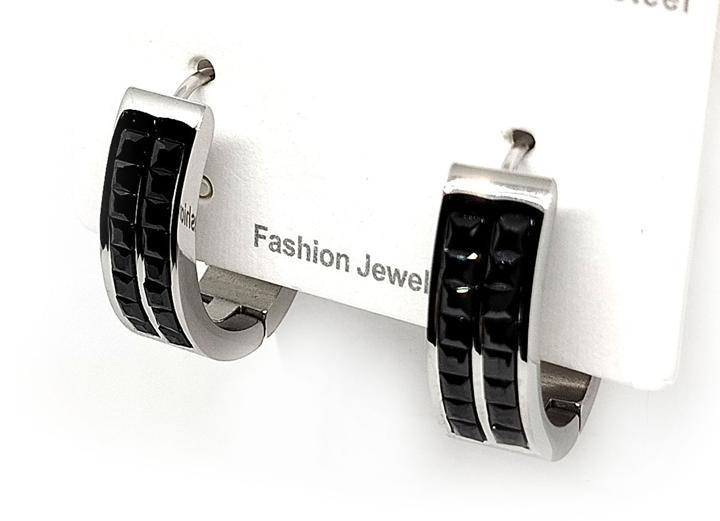 Серьги стильные серебристые Киев - изображение 1