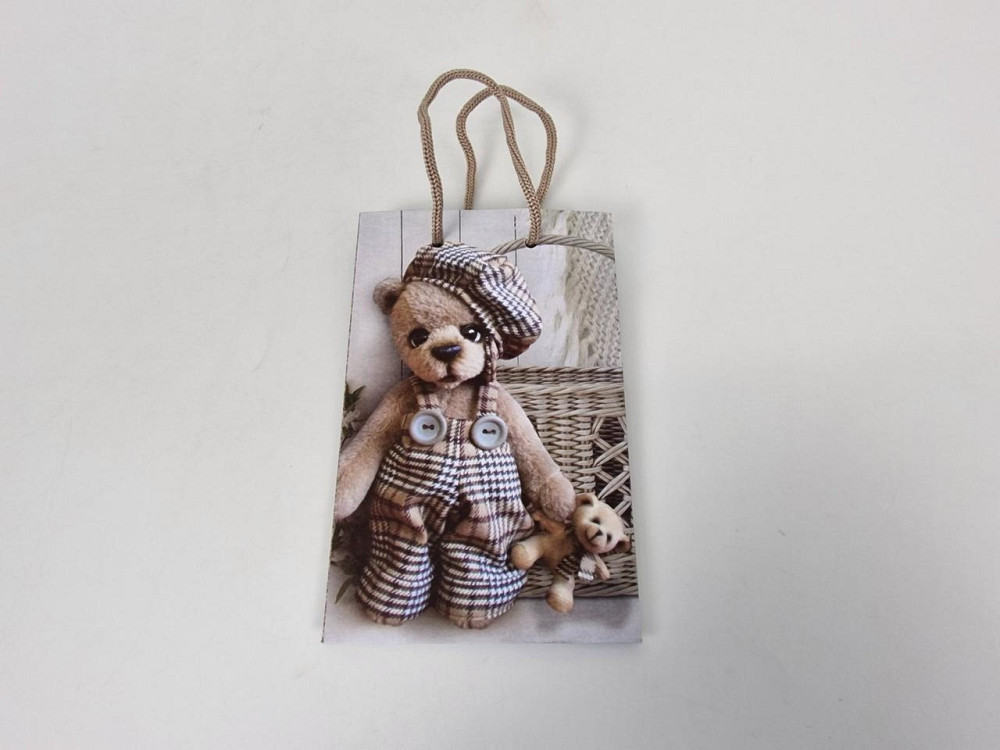 Пакет паперовий подарунковий малий 11/18/5 (арт М008) (12 шт.) Харків - фото 2