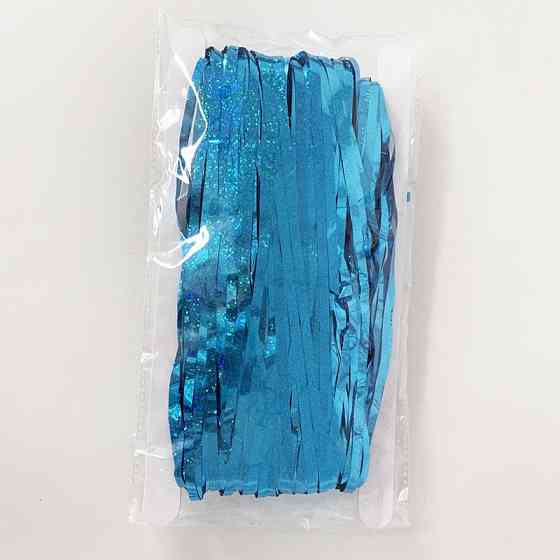 Дождик для фотозоны с голограммой 1 м на 1 м голубой Киев