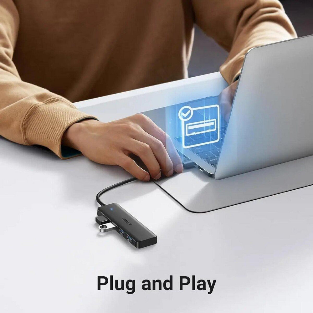 Хаб адаптер перехідник UGREEN 4-Port USB 3.0 Hub UGR-25851 Одеса - фото 5