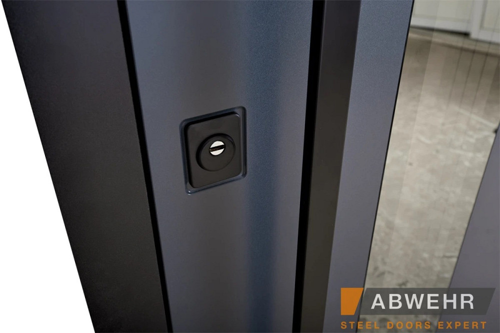 Двери уличные, модель 496 UFO BLACK ТЕРМОРАЗРЫВ 860 Киев - изображение 7