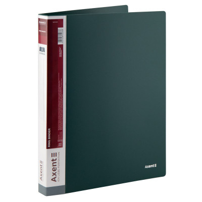 Папка на кольцах Axent А4 с 2-мя кольцами 700 мкм 25 мм Зеленая (1207-05-A) Винница - изображение 1