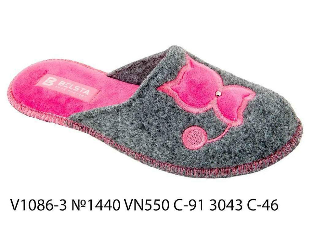Капцi р.40 кімнатні жін. арт.V1086-3 №1440 VN550 С-91 3043 С-46 ТМ BELSTA Київ - фото 1