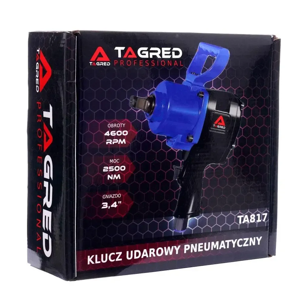 Гайковерт пневматичний TAGRED – модель TA817, 2500 Нм, Польська якість Львів - фото 7