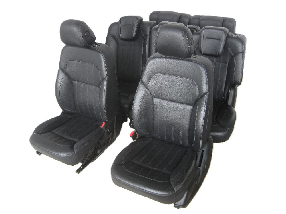 Mercedes-Benz  A1669103108 9D88 Комплект сидінь чорний шкірозамінник GLS X166 Одеса - фото 1