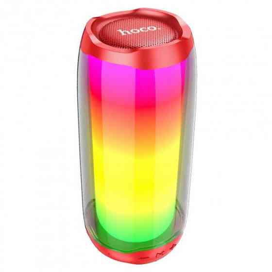 Вluetooth колонка Hoco HC8 red с LED-подсветкой Винница