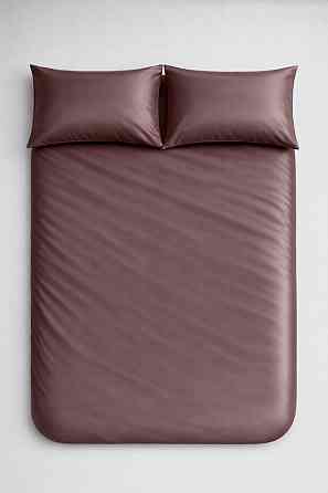 Підковдра на блискавці Ecotton Євро двоспальний 210х220 см із сатину однотонний коричневий Stucco Коломия