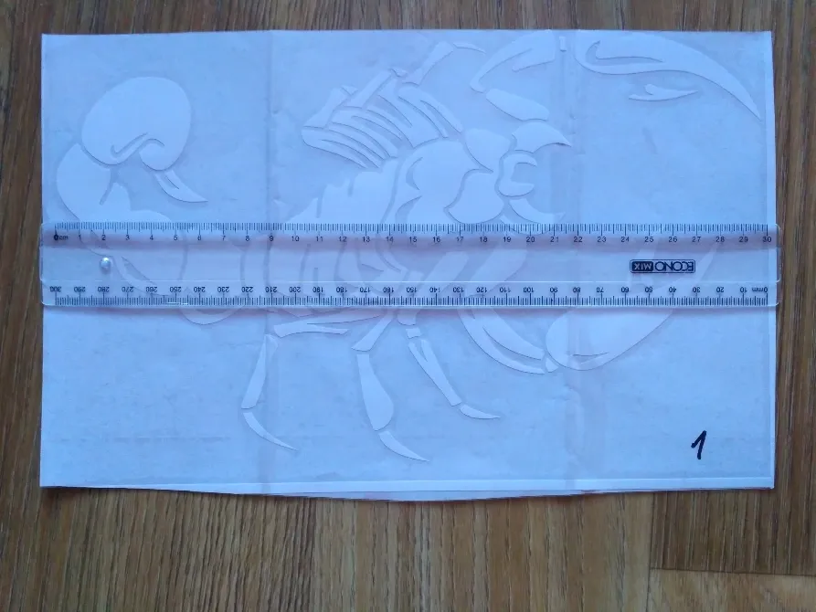 Наклейка на авто Скорпион Белый Киев - изображение 6